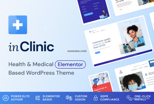 InClinic Healthcare Medical WordPress Theme 1.1.4 GPL Theme