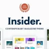 Insider Contemporary Magazine and Blogging Theme 1.5破解版主题