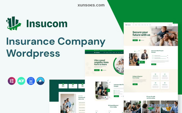 Insucom Insurance WordPress Theme 1.0 GPL Theme