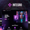 Integro modern colorful responsive Web Studio and Creative Agency WordPress theme 1.0.0破解版主题