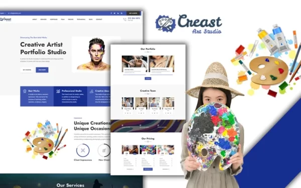 Jumboo-Creast Creative Portfolio For Professionals WordPress Theme 1.0.0 GPL Theme