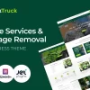 JunkTruck Waste Services Garbage Removal WordPress Theme 2.0.1破解版主题