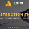 Karion Construction Building WordPress Theme 1.8破解版主题