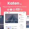 Katen Blog Magazine WordPress Theme 1.0.4破解版主题