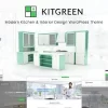 KitGreen Interior and Kitchen Design WordPress Theme 3.0.2破解版主题