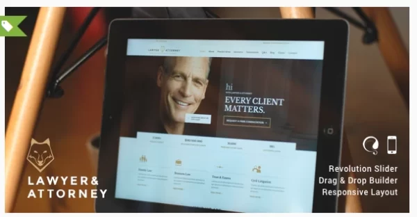 Lawyer WordPress Theme 25.0 GPL Theme