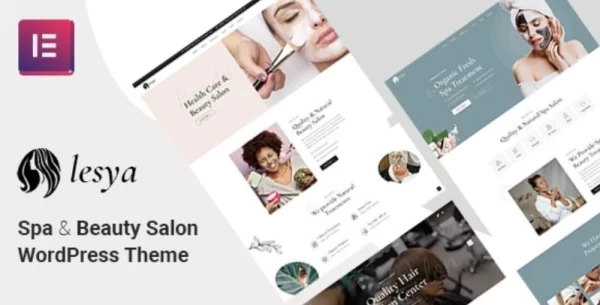 Lesya Beauty Salon Spa WordPress Theme 1.2.0 GPL Theme