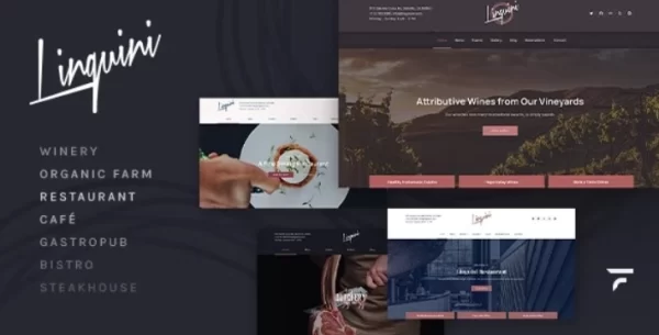 Linguini — Restaurant WordPress Theme 4.0.6 GPL Theme