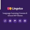 Lingvico Language Center Training Courses WordPress Theme 1.0.4破解版主题
