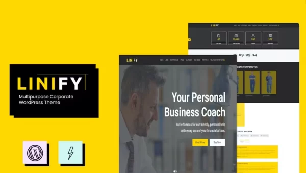 Linify – Multipurpose Corporate WordPress Theme 1.8 GPL Theme