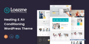 Loazzne Air Conditioning Services WordPress Theme 1.1 GPL Theme
