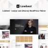Lowbest Lawyer and Attorney Responsive WordPress Theme 1.0.0破解版主题