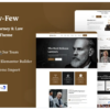 Lowfew Lawyer and Attorney Responsive WordPress Theme 1.0.1破解版主题