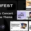 Lunfest Festival Concert WordPress Theme 1.0.3破解版主题
