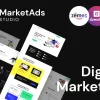 MarketAds One of Modern Digital Marketing Templates WordPress Theme 1.0.1破解版主题