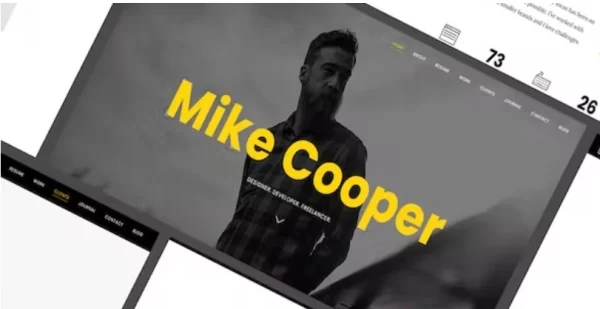 Mini  – Personal Portfolio WordPress Theme 1.6.9 GPL Theme