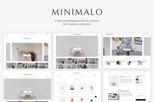 Minimalo A Minimal Blog WordPress Theme for Creative Websites 1.0.7 GPL Theme