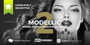 Modellic WooCommerce Booking Model Agency WordPress Theme 3.3.19 GPL Theme