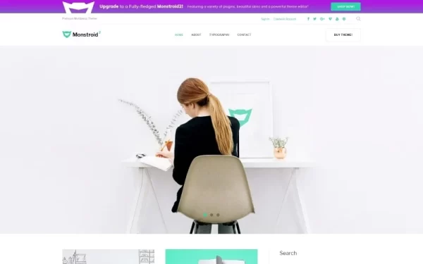 Monstroid 2 Lite free WordPress Theme 1.0.0 GPL Theme