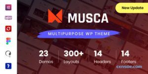 Musca Multipurpose WordPress theme 1.0.3 GPL Theme