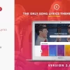 Muusico Song Lyrics WordPress Music Theme 2.9.8.1破解版主题