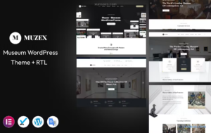 Muzex Museum WordPress Theme + RTL 2.0.0 GPL Theme