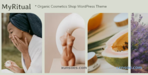 MyRitual Organic Cosmetics Shop WordPress Theme 1.1 GPL Theme