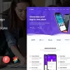 Naxos App Landing Page WordPress Theme 1.7破解版主题