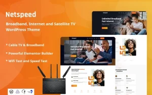 Netspeed Broadband, Internet and Satellite Responsive WordPress Theme 1.0.0 GPL Theme