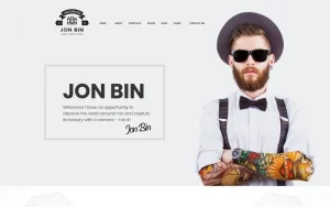 One Page Freelancer Photographer Portfolio WordPress Theme 1.0.0 GPL Theme