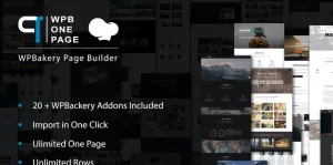 One-page VPB constructor addons for VPBakery 1.4 GPL Plugins