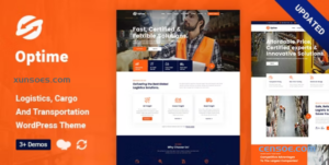 Optime Logistics Transportation WordPress Theme 1.0.2 GPL Theme