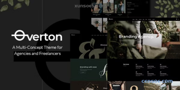 Overton Creative Theme for Agencies and Freelancers 1.4 GPL Theme
