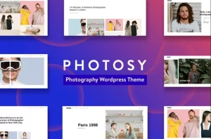 Photosy Photography WordPress Theme 1.7 GPL Theme