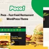 Poco Fast Food Restaurant WordPress Theme 1.9.6破解版主题