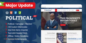 PoliticalWP Political Campaign WordPress Theme 2.3 GPL Theme