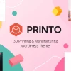 Printo 3D Printing Manufacturing WordPress Theme 1.1.0破解版主题