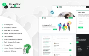 Q&A Question Answer WordPress Theme 1.0.0 GPL Theme