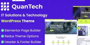 Quantech – IT Solutions Technology WordPress Theme 1.1.0 GPL Theme