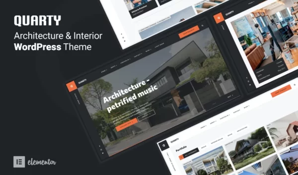 Quarty Architecture Interior Design WordPress 1.3.2 GPL Theme