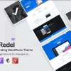 Redel Responsive App Landing WordPress Theme 1.7.2破解版主题
