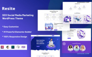 Resite SEO Social Media Marketing WordPress Theme 1.0.1 GPL Theme