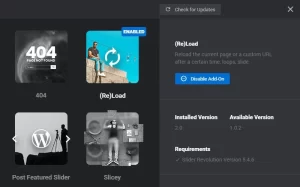 Revslider (Re)load AddOn 3.0.3 GPL Plugins