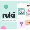 Ruki A Captivating Personal Blog Theme 1.3.6破解版主题