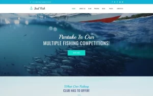 Sail Fish Fishing Club Responsive WordPress Theme 1.0.0 GPL Theme