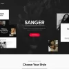 Sanger Personal Portfolio for Creatives WordPress Theme 1.2.0破解版主题