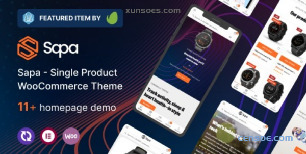 Sapa Product Landing Page WooCommerce Theme 1.1.0 GPL Theme
