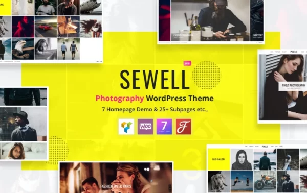Sewell Photography WordPress Theme 1.8.2 GPL Theme