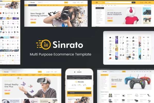 Sinrato Electronics Theme for WordPress 1.0.5 GPL Theme