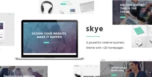 Skye Contemporary Theme for Creative Business 1.7 GPL Theme